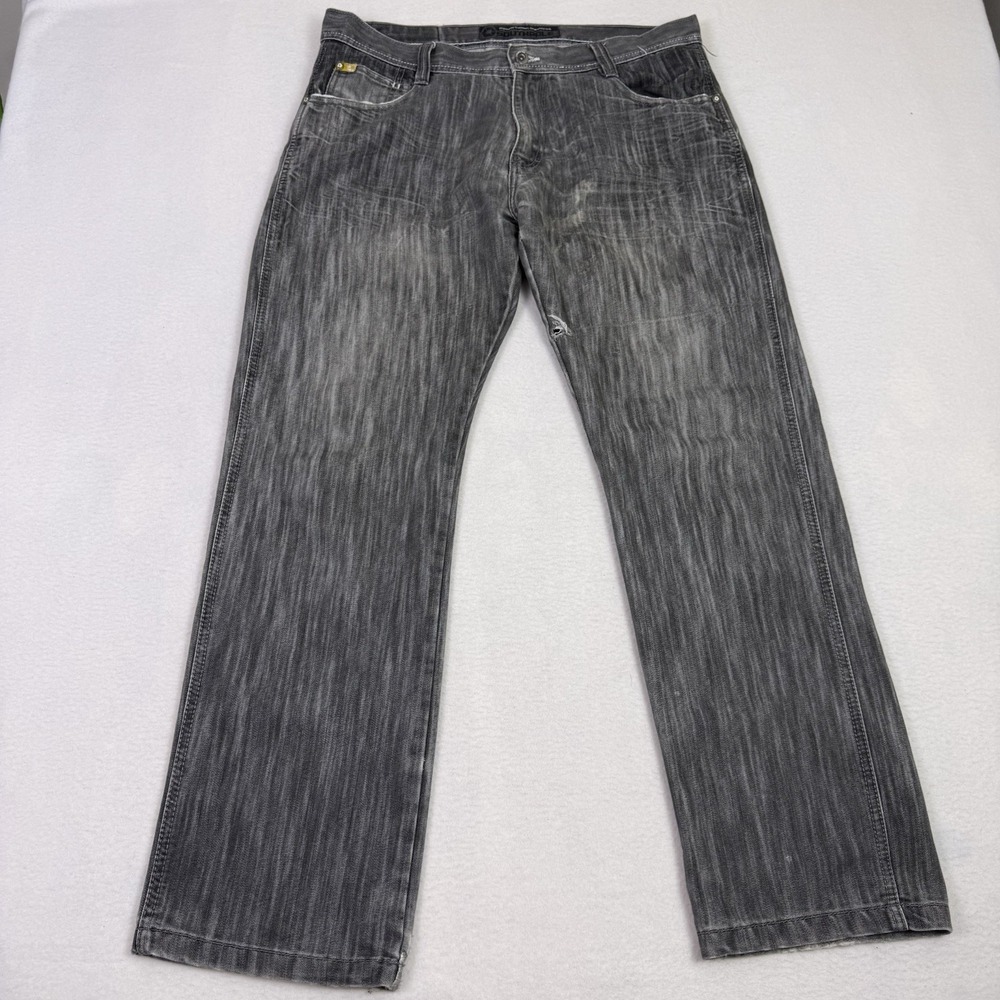 Vintage Southpole Baggy Gray Wash‎ Jeans Y2K Skater Hip Hop Mens Size 36